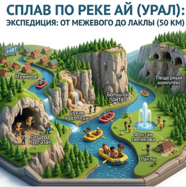 Сплав по реке Ай (УРАЛ)